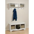 thumbnail image 4 of Banc à compartiments blanc, 4 of 4