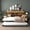 Rustic Brown, variant on Mirightone Twin Daybed with Trundle, Metal Trundle Bed with Built-in LED Lights, Sofa Bed Frame Reinforced by Heavy Duty Metal Slats, Equipped with Guardrail Style Enclosures, White