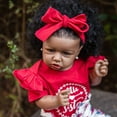 thumbnail image 2 of Takanini Silicone Newborn African American Black Soft Body Doll Playset, 2 of 6