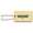 Beige, variant on Top Gun Flat Logo Wood Wooden Rectangle Keychain Key Ring