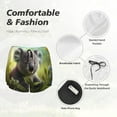 thumbnail image 6 of Lsque Daisy Koala Printed Women's Running Shorts with Liner Pockets,Elastic Quick Dry Workout Athletic Gym Yoga Shorts,Womens High Waist Shorts-Large, 6 of 9