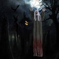 thumbnail image 2 of Wweixi Long Haired Ghosts Party Pack Secret Room Atmosphere For Halloween Celebrations Terrifying Hanging type+2, 2 of 6
