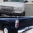 thumbnail image 2 of Spec-D Tuning Chrome Halo Projector Headlights Clear Bumper Lights Compatible with Chevy Silverado 1500 2500 3500 Left + Right Pair Headlamps Assembly, 2 of 7