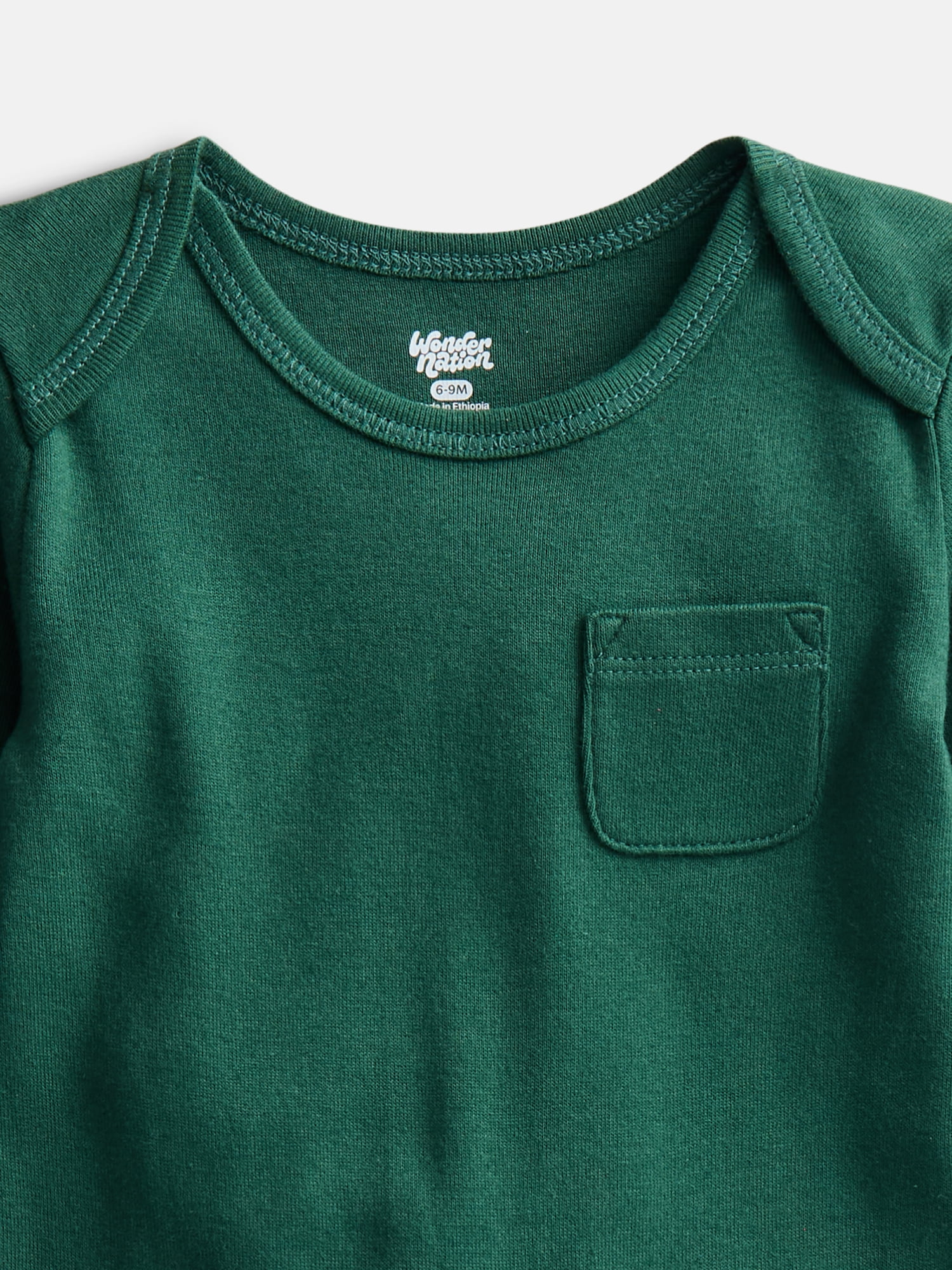 Wonder Nation Baby Boys 4-Piece Outfit Set, Sizes 0-24M