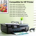 thumbnail image 2 of greencycle Compatible Toner Cartridge Replacement for HP504A CE250A to use in LaserJet CP3525dn CP3525n CP3525x CM3530 CM3530fs Series Printer - 1 Pack CE250A, Black, 2 of 8