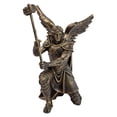 thumbnail image 3 of Figura de guerrero ángel hecha a mano, adorno de mesa para escritorio o dormitorio. Oro C, 3 of 9