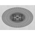 thumbnail image 1 of Ahgly Company Machine Washable Indoor Rectangle Transitional Platinum Gray Area Rugs, 5' x 8', 1 of 7