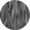 thumbnail image 1 of Ahgly Tapis Rond Lavable en Machine Intérieur Transitionnel Gris Platine, 7 Pieds Rond, 1 of 7