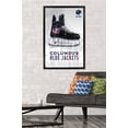 thumbnail image 2 of NHL Columbus Blue Jackets - Drip Skate 21 Wall Poster, 22.375" x 34", Framed, 2 of 3