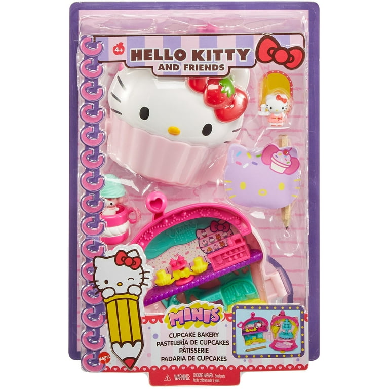 Hello Kitty Baking Set: Cupcake Bakery Compact with 2 Sanrio Minis