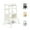 White, variant on Ette Tete STEP UP • Adjustable Height Montessori Helper Tower for Toddler with Support legs (Gray)