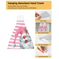 thumbnail image 4 of Cloth Cleaning Hanging Kitchen Towel Absorbent Microfiber Bathroom Household Towel Hand Flowers Chicken And Bunny Easter, 4 of 7