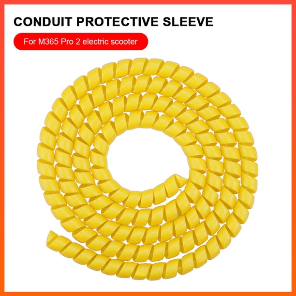 Ciclismo Cubierta protectora de cable en espiral de 13 m Envoltura en espiral universal para M365 PRO 2 (Amarillo) Ehuebsd Para estrenar