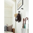 thumbnail image 4 of Amerock Davenport Oil-Rubbed Bronze Double Prong Robe Hook, 4 of 9