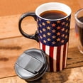 thumbnail image 6 of Cypress Home Liberty Ceramic Latte Travel Cup 17 oz, 6 of 9