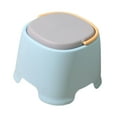 thumbnail image 2 of Taburete pequeño portátil antideslizante con asa, taburete con escalón y reposapiés para sala de estar, cocina, garaje, baño y hogar. azul, 2 of 8