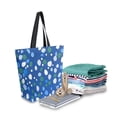 thumbnail image 2 of FORMRS Womens Canvas Tote Bag with Zipper Inner Pocket Shoulder Handbag, Green Dots, 2 of 7
