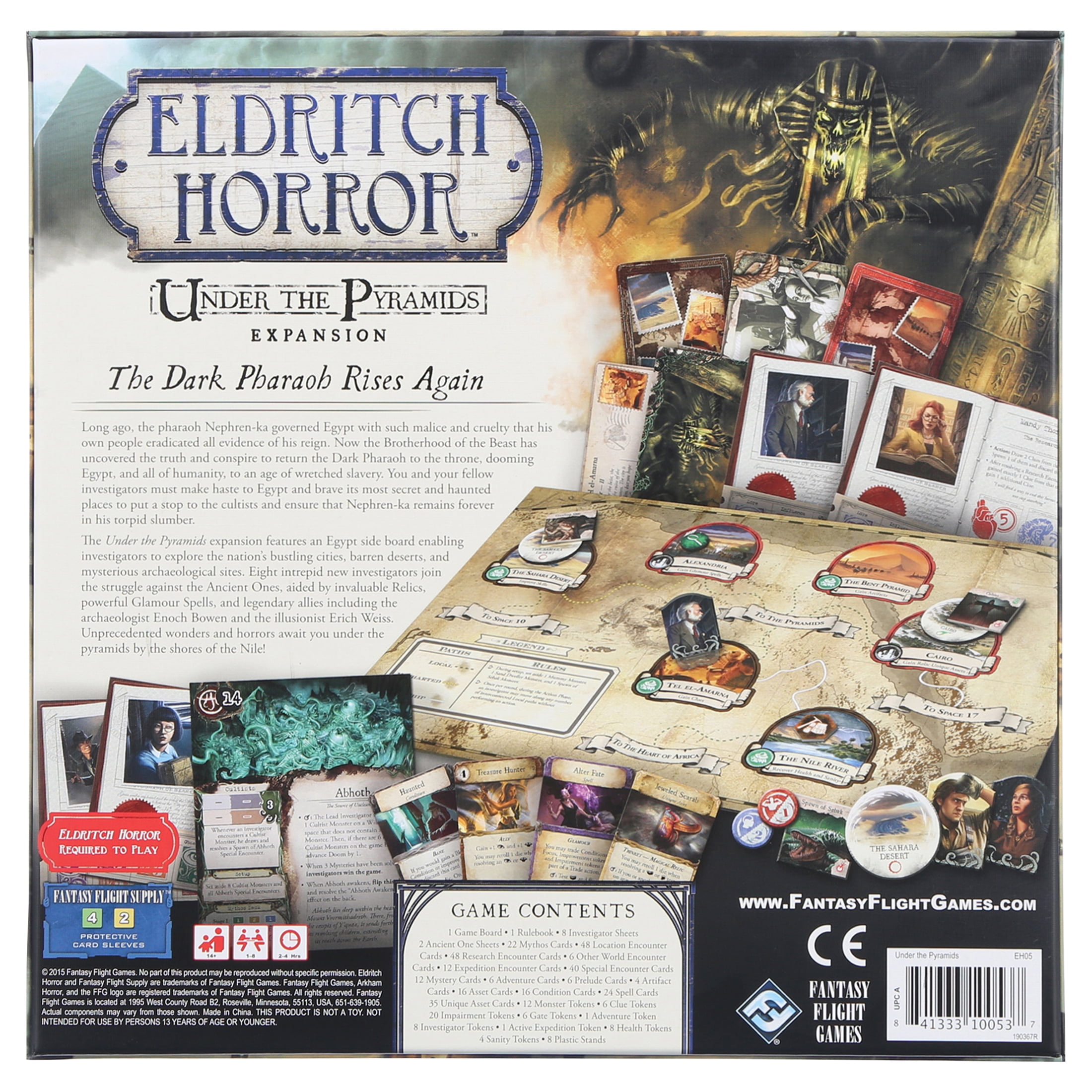 Eldritch Horror Board Game (Base Game) | Mystery, Strategy, Cooperative  Board Game for Adults and Family | Ages 14+ | 1-8 Players | Avg. Playtime  2-4