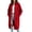 Red(Womens Coats), variant on GUACER Long Cardigans for Women Zip Up Soft Long Sleeve Tunic Sweatshirt Jackets with Pockets for Casual Fall Winter Outerwear