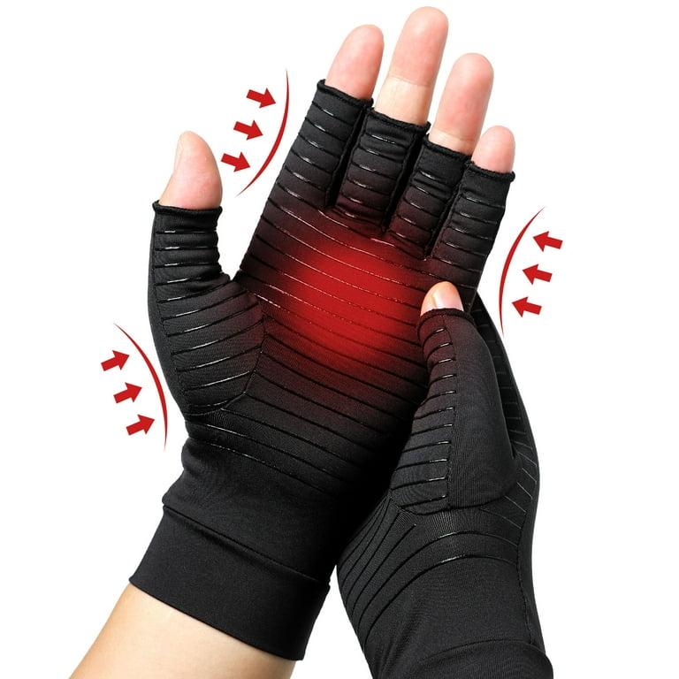 Vlela Copper Compression Gloves Arthritis Gloves Hand Brace for