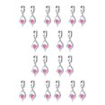 thumbnail image 3 of Guardurnaity 1 par de pendientes de aro con colgante de corazón, joyería estética para novia, esposa, boda, accesorios de regalo personalizados, rosa Type1 NO1 Guardurnaity CBP225945, 3 of 6