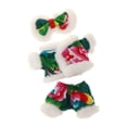 thumbnail image 1 of Ropa de muñeca de peluche, conjunto de pantalón de muñeca de niña DIY para niños, accesorios de fotografía, juego de simulación de disfraces para Traje de abrigo verde, 1 of 8