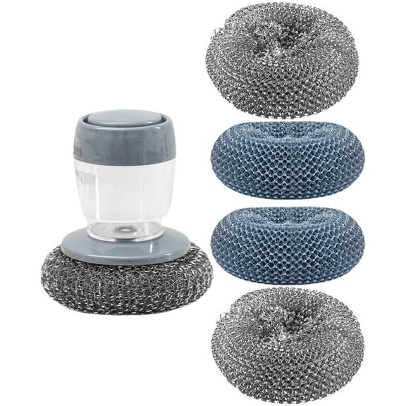 Houderco Kitchen Scrub Sponge Dish Assorted Color 1 Set 3.9x3.5x3.5in