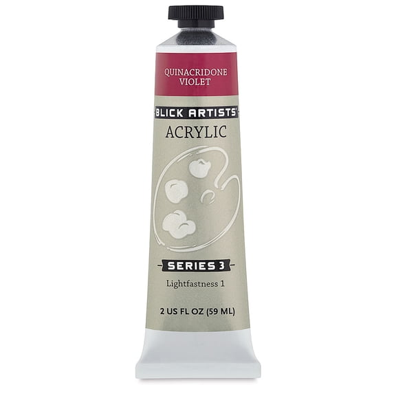 Blick Artists' Acrylic - Quinacridone Violet, 2 oz tube
