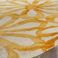 thumbnail image 4 of Safavieh Dip Dye Jessamine Floral Wool Area Rug, Beige/Gold, 7' x 7' Round, 4 of 11
