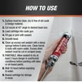 thumbnail image 4 of DAP Kwik Seal Plus 10.1 oz White Kitchen and Bath Siliconized Adhesive Sealant, 4 of 9