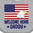 thumbnail image 4 of Inktastic Military Homecoming Welcome Home Daddy Boys or Girls Baby Bib, 4 of 4