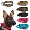 thumbnail image 1 of XL Collar de perro táctico de nailon para exterior, Collar de tracción para mascotas, Collar para perro militar, Collar de entrenamiento para perros mediano y grande, 1 of 3