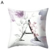 thumbnail image 4 of Ludlz Watercolor Painting A-Z Letters Throw Pillow Case Sofa Bed Decor Cushion Cover, 4 of 8