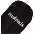 thumbnail image 3 of MediPeds mens 4 Pack Mild Compression Over the Calf athletic socks, Black, Shoe Size 6-9 US, 3 of 3