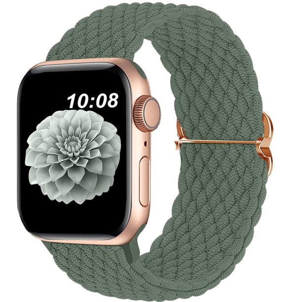 Correa para Apple Watch DOBSTFY, elástica, trenzada, 42 mm, 44 mm, 45 mm, 46 mm, 49 mm