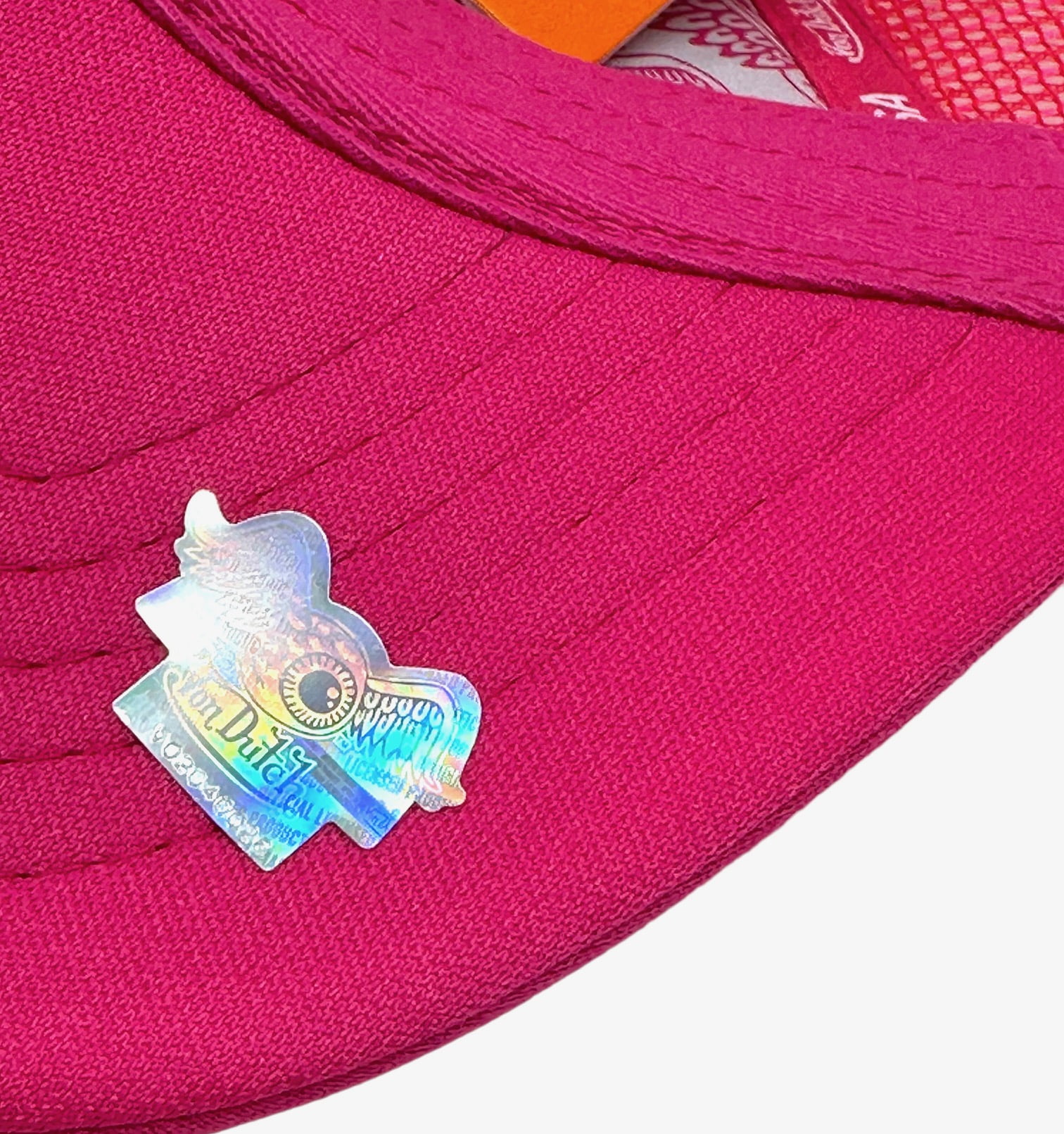 Von Dutch Hot Pink and White Winged Eyeball Trucker Cap Trucker Hats Pink Von Dutch Hats for Women for sale | eBay main image 4