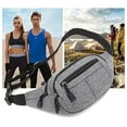 thumbnail image 4 of Travel Hip Hop Package Bum Bags Money Belt Pouch Chest Packs Fanny Pack Waist Bum Bag Cashier Bag PURPLE, 4 of 8