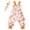 Summer Children Outfit Set-C503-Orange, variant on Toddler Baby Girl Summer Clothes Floral Short Sleeve Shirt Top and Shorts Cute Ribbed Outfit Clothing Set Girls Summer Set 3-24 Months,6-9 Months