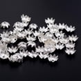 thumbnail image 2 of 100 Pcs Beautiful Bead 9.5mm Flower Bead Caps For Jewelry Making, 2 of 4