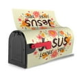 thumbnail image 4 of PHELIKA Jesus Loves You Christian Monogram 01 Magnetic Mailbox Covers Standard Size 21"H x 18"W, 4 of 8