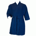 thumbnail image 1 of Terrytown Thigh Length Waffle Weave Kimono Robe Navy, 1 of 1