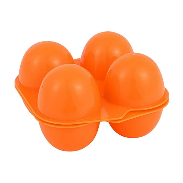 MVRLSH à Moins de 10$! 4 Boîtes Carrées Réutilisables en Plastique Anti-Chute Boîte de Rangement pour Œufs pour Camping en Plein Air