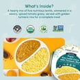 thumbnail image 4 of Food Earth - Organic Five Lentil Curry with Turmeric Rice Ready to Eat Indian Meal , 100% Organic, Vegan, Gluten-Free, Heat & Serve,10.58 oz, 6 units Shelf Stable, 4 of 9
