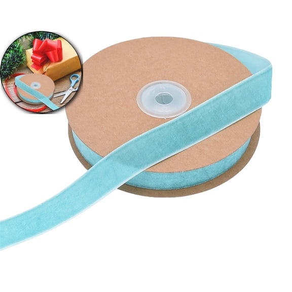 2cm Velvet Flocking Ribbon for Jewelry DIY Crafts and Christmas Decorations 10 Meters