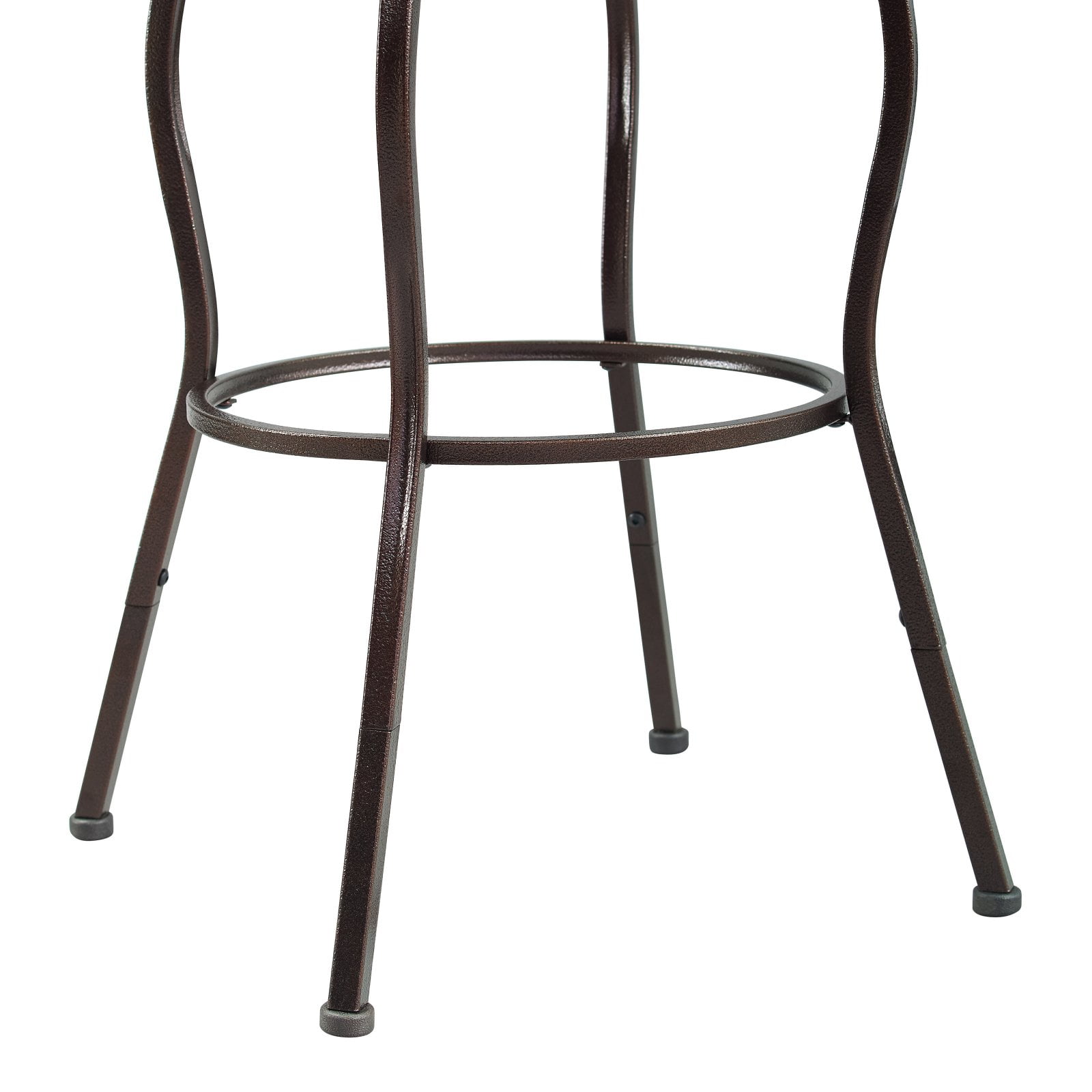 2-in-1 Metal Swivel Barstool