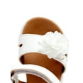 thumbnail image 4 of Wonder Nation Toddler Girls Chiffon Flower Sandals, 4 of 6