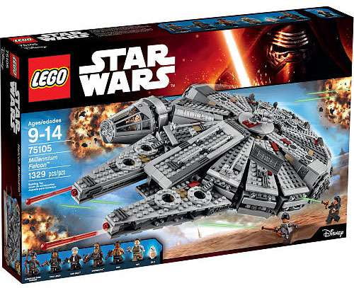 Pre-Owned Star Wars The Force Awakens Millennium Falcon Set LEGO 75105 [Damaged Package]