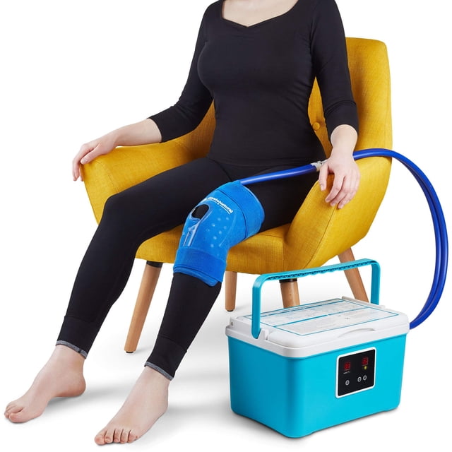 Máquina de hielo de terapia fría PhysioNatural para la recuperación de la rodilla