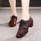 thumbnail image 3 of Zapatos de baile latino para hombre y mujer, zapatos de baile de tacón bajo, tacón plano, suela suave, otoño e invierno, para hombre, 3 of 6