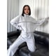 thumbnail image 4 of Conjunto Deportivo de Dos Piezas para Mujer, Ideal para Otoño Incluye Sudadera de Larga con Cremallera y Pantalón Gris L, 4 of 8